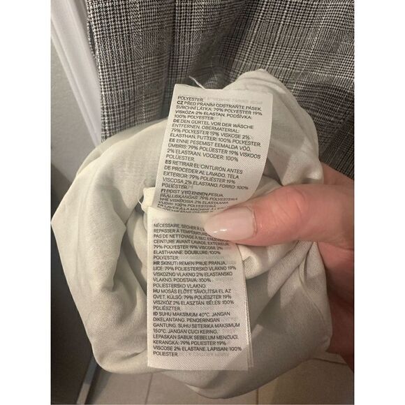 H&M Women’s Plaid Bodycon Dress - Size Small - Picture 14 of 14